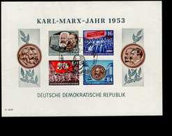 DDR Block 009 B Karl Marx Gestempelt Used (1) - Blocks & Sheetlets