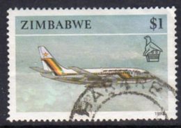 Zimbabwe 1990 Definitives $1 Aeroplane Value, Used, SG 784 (BA2) - Zimbabwe (1980-...)