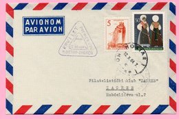 Cover - First Flight Mostar - Zagreb, Mostar, 12.10.1964., Yugoslavia, Airmail/Par Avion - Poste Aérienne