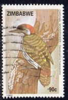 Zimbabwe 1992 Birds Woodpecker 90c Value, Used, SG 835 (BA2) - Zimbabwe (1980-...)