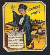 Carte Parfumée étiquette Parfum Publicité Publicitaire Dentifrice Dentist Dent Dentiste Dentistry 6 X 7 - Antiguas (hasta 1960)