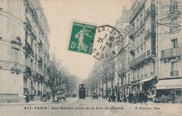PARIS  75   -XVIè Ar.  - CPA  BLEUTEE   -   RUE MOZART - Arrondissement: 16