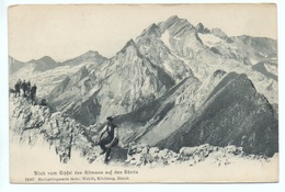 SCHWENDE Blick Vom Gipfel Des Altmann Auf Den Säntis - Schwende
