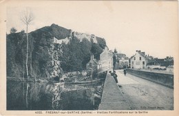 LA FRESNAY SUR SARTHE  72  SARTHE   CPA - VIEILLES FORTIFICATIONS SUR LA SARTHE - Andere & Zonder Classificatie