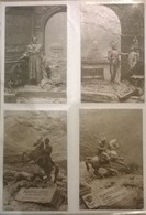 Lot De 4 Cartes Postales /  Napoléon BONAPARTE Sculptographie D. MASTROIANNI /73 - Skulpturen