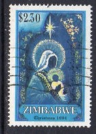 Zimbabwe 1994 Christmas $2.30c Value, Used, SG 887 (BA2) - Zimbabwe (1980-...)