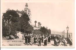 L20J448 - Monté Carlo - Théatre Et Terrasses  -  Gilletta N°772 - Jolie Animation - Opera House & Theather