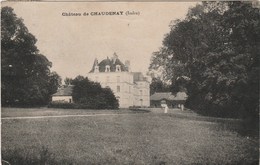 CHAUDENAY    37   INDRE ET LOIRE  CPA  LE CHATEAU - Autres & Non Classés