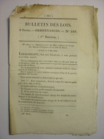 BULLETIN DES LOIS Du 24 MAI 1833 - POMPIERS DE PARIS - CONSEILS COLONIAUX COLONIES - AIN COLLEGE ELECTORAL PUY DE DOME - Gesetze & Erlasse