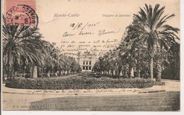 L20J452 - Monté Carlo - Le Théatre Et Les Jardins -  H.D éditeur - Operahuis & Theater