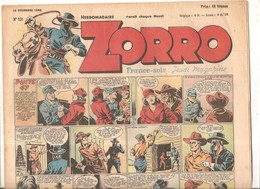 Zorro Hebdomadaire N°131 Du 12 Décembre 1948 Puits 47 - Zorro