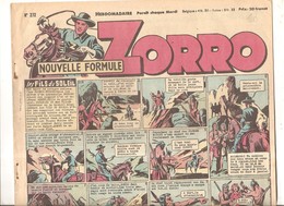 Zorro Hebdomadaire N°272 De 1951 Les Fils Du Soleil - Zorro