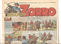 Zorro Hebdomadaire N°279 De 1951 Kid Zorro - Zorro