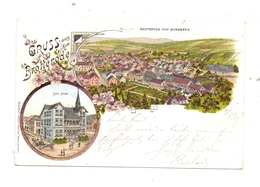 0-6083 BROTTERODE, Lithographie 1899, Cafe Fuchs, Brotterode Vom Burgberg - Schmalkalden