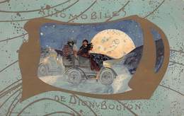 DION BOUTON- Automobiles De DION-BOUTON - Lune - Illustration Contre La Lumière J.Barreau,Paris 1900 - Publicidad