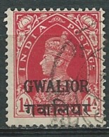 Gwalior - Yvert N° 88 Oblitéré  -  Abc 29806 - Gwalior