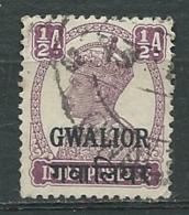 Gwalior - Yvert N° 93 Oblitéré  -  Abc 29814 - Gwalior