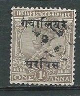 Gwalior  - Service - Yvert N° 30 Oblitéré  -  Abc 29826 - Gwalior