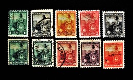 Argentina,1918/24/33, LOT. Old Argentina.-Alegory. Michel # 100,101,102,104,105,106,109,111,112,113. - Lots & Serien