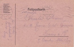 Feldpostkarte - Graz Nach Krems  - 1915 (38551) - Briefe U. Dokumente