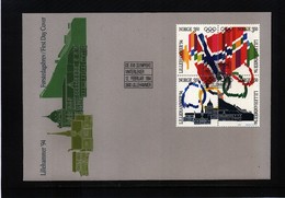 Norway 1994 Olympic Games Lillehammer FDC - Winter 1994: Lillehammer