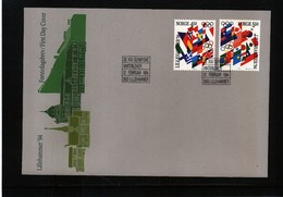 Norway 1994 Olympic Games Lillehammer FDC - Winter 1994: Lillehammer