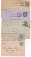 FRANCE   LOT DE 5   ENTIER POSTAL/GANZSACHE/POSTAL STATIONERY - Collections & Lots: Stationery & PAP