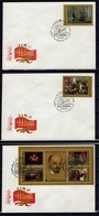 UdSSR CCCP Sowjetunion 1987 - Geburtstag Von Wladimir Lenin - 5702/5703 + Bl 191 (5704/5708) FDC - Lénine