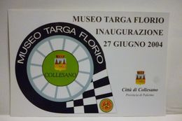 MUSEO TARGA FLORIO COLLESANO ANNULLO AFFRANCATURA VARZI NON VIAGGIATA RRR - Inaugurazioni