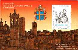 74925) VATICANO- FOGIETTO ERINNOFILO 1981 VISITA DEL PAPA A  BERGAMO  -MNH** - Markenheftchen