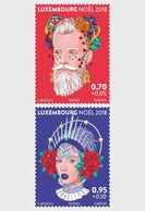 Luxemburg / Luxembourg - Postfris / MNH - Complete Set Kerstmis 2018 - Unused Stamps
