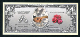 Beau Billet Fantaisie 1000000 Dollars - Monnaie De Mariage - United States Banknote - Autres & Non Classés