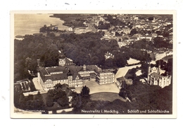 0-2080 NEUSTRELITZ, Schloß, Schloßkirche Und Umgebung, Luftaufnahme, 1940 - Neustrelitz