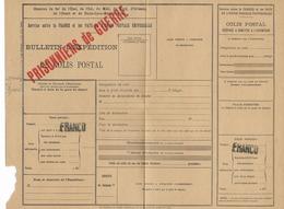 1940/44 - PRISONNIERS DE GUERRE -  FORMULAIRE COLIS POSTAL SPECIAL PG Non UTILISE - Covers & Documents