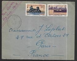 Nouvelle Calédonie 21 01 1952 De Koné Vers La France - Brieven En Documenten