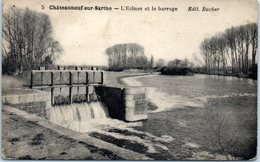 49 - CHATEAUNEUF Sur SARTHE -- L'ecluse  Et Le Barrage - Chateauneuf Sur Sarthe