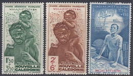 Wallis And Futuna 1942 - Surtaxed Airmail Stamps: Colonial Children's Fund, Donation Week - Mi 135-137 ** MNH - Ongebruikt