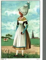 Delcampe - CHROMO CHOCOLAT NESTLE & KOHLER  LES MERVEILLES DU MONDE  COIFFE NORMANDE - Nestlé