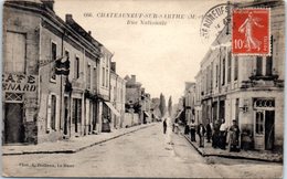 49 - CHATEAUNEUF Sur SARTHE -- Rue Nationale - Chateauneuf Sur Sarthe