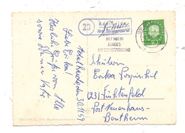 2870 DELMENHORST, Postgeschichte, Landpost-Stempel "Adelheide über Delmenhorst", 1959 - Delmenhorst