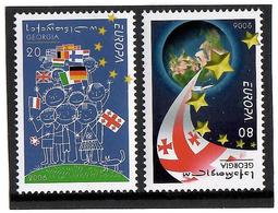 Georgia. EUROPA 2006(Flags). 2v: 20, 80  Michel # 515-16 - Georgien