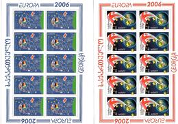 Georgia  2006 . EUROPA  CEPT (Flags). 2 Sheetlets, Each Of 10  Michel # 515-16 KB - Georgien