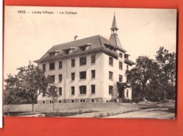 VAJ-03 Lavey-Village Le Collège. Circulé 1910. Phototypie 2822 - Lavey