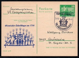 C1543 - Schwarzenberg - Privatpost Sonderstempel VII Erzgebirgsschau Schwibbogen - Private Postcards - Used