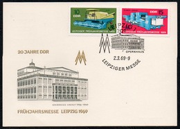 C1557 - TOP Leipzig Messe Leipziger Frühjahrsmesse - Sonderstempel - 1st Day – FDC (sheets)