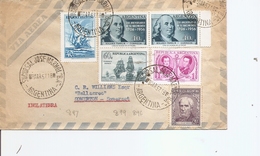 Argentine ( Lettre Par Avion De 1957 De Sucursal José Marmol Vers La Grande-Bretagne à Voir) - Lettres & Documents