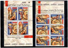 Georgia.2006 Ovpt CEPT-50 On Europa 2005 Bklt 2 Sheets (4+6). Michel # 517-18 A,D,E - Georgia