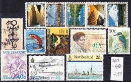 2019-0042 New Zealand Lot Of Modern Stamps Real Used O - Collections, Lots & Séries