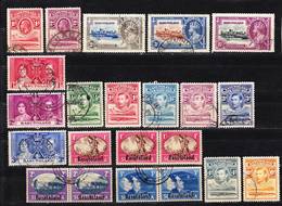 Basutoland Lot 1 Issues UnderKing George V And VI, Used O, I Sell My Collection! - 1933-1964 Crown Colony