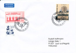 Sweden Cover With Special Postmark Sweden Post Sindelfingen 23-25/10-2014 Sent To Germany - Cartas & Documentos